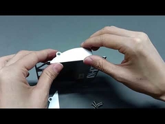 Perfil de gesso cartonado LED extrudado K13 com tampa difusora de PC