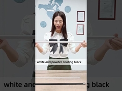 Canais de extrusão de perfis de alumínio de 17*9 mm com cobertura de PC