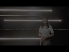 Perfil de alumínio conduzido preto montado em superfície de KN24 W50 * H35 com perfil preto da extrusão da tira do diodo emissor de luz da tampa do PC