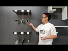 Dissipador de calor de perfil de alumínio LED KN40 com tampa fosca PC para driver em perfil de alumínio LED