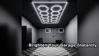 Sistema LED hexagonal de iluminação de garagem final 568W