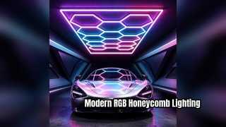 Luz LED Hexagon RGB 14 Atualize seu espaço instantaneamente