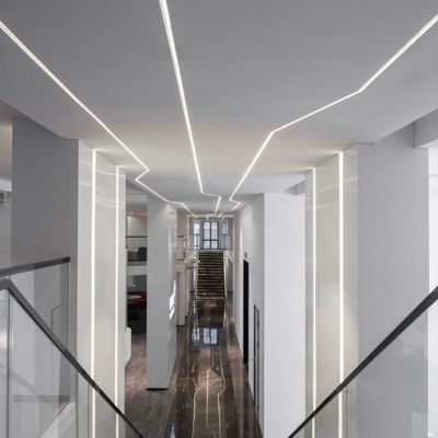Bom preço IP44 anodizou o PWB de alumínio do perfil 17.5mm da tira do diodo emissor de luz do arco para o quarto K29 on-line