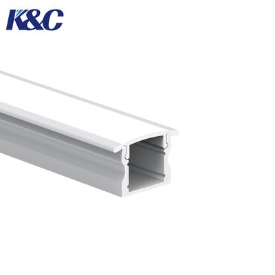 Bom preço 6063 T5 Aluminum LED Profile 17.0x15.0mm for Embedded Installation on-line