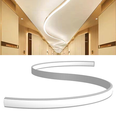 Bom preço 6063 T5 Alumínio ligado LED Strip Profil de alumínio com oxidação de areia e direção de sombra para cima e para baixo on-line