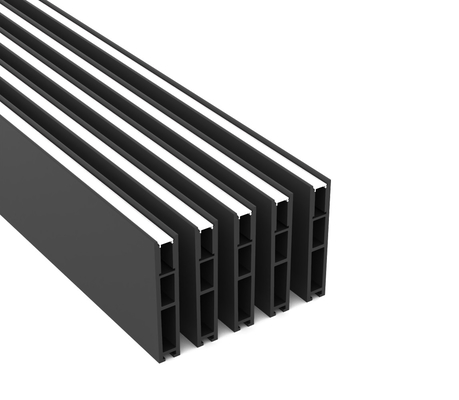 Bom preço Tampões de extremidade de alumínio suspendidos ultra finos do perfil da tira do diodo emissor de luz de 18*96.5mm on-line
