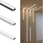 Led Profile Aluminum Alloy 6063 T5 U Shape Extrusion Housing Channel Diffused Cover For Lighting Strip Bar