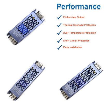 Bom preço C.C. 12V 24V AC220V da fonte de alimentação do diodo emissor de luz de 60W 100W 200W - motorista Switching IP20 do diodo emissor de luz 240V on-line