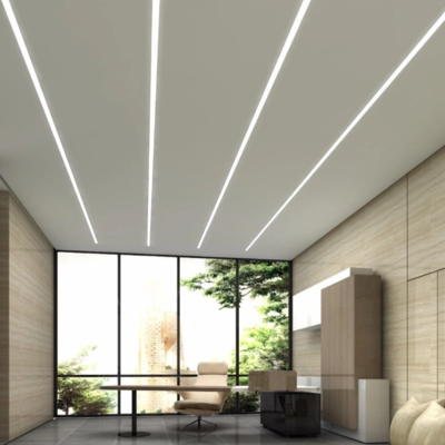 Limpar com jato de areia a oxidação Recessed o perfil conduzido T entalha o PC de PMMA 6063 T5