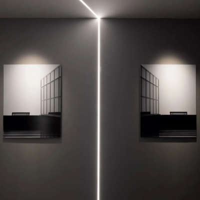 Classifique 6000 séries Recessed o perfil de alumínio do diodo emissor de luz que limpa com jato de areia 6063 T5
