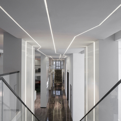 Bom preço IP44 anodizou o PWB de alumínio do perfil 17.5mm da tira do diodo emissor de luz do arco para o quarto K29 on-line