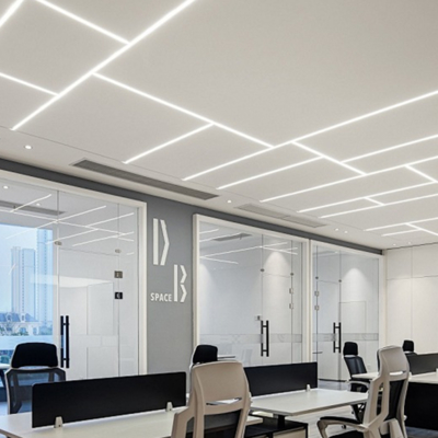 Perfil de alumínio conduzido da tira com tampa do difusor do PC para o perfil de alumínio Recessed do diodo emissor de luz