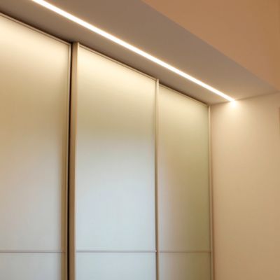 Perfil da luz de tira do diodo emissor de luz da liga de AL6063 T5 que limpa com jato de areia com difusor do PC