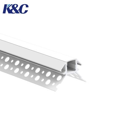 Bom preço 6061-T6 Aluminum Alloy LED Plasterboard Profile with Integrated Diffuser and Sandblasting Oxidation for Uniform Lighting on-line