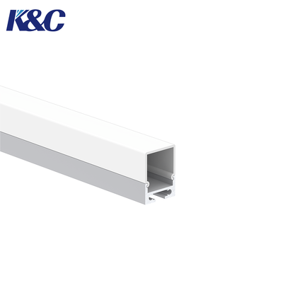 6063-T5 Aluminum LED Profile with Sandblasting Oxidation Surface and PMMA Diffuser for LED Strip Channel