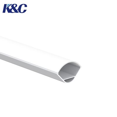 Bom preço 6063 Alumínio ligado a LED Faixa de perfis de alumínio com instalação em ângulo de 90° e oxidação por areia on-line