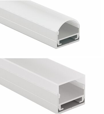 Bom preço Perfil de Alumínio para Fita de LED em Liga de Alumínio T5 6063 com Tampa de PC para Iluminação Decorativa de Montagem em Superfície on-line