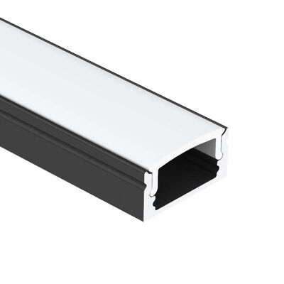 Bom preço Perfil de LED de Alumínio Montado em Superfície K17 com Difusor de PMMA PC para Fita de LED de 12mm em Liga 6063 T5 on-line