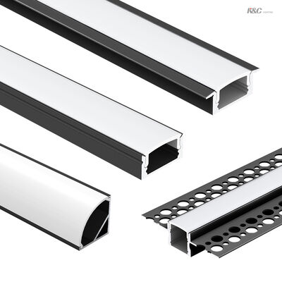 Bom preço 6063 T5 Alumínio Alumínio Alumínio LED Profil com 5 anos de garantia para LED Strips até 12 mm de largura on-line
