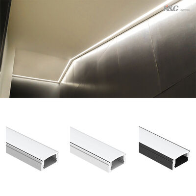 Bom preço 6063 T5 Alumínio liga LED de faixa de canal com 50000 horas de trabalho e W17.0*H9.0mm Tamanho para montagem na superfície on-line