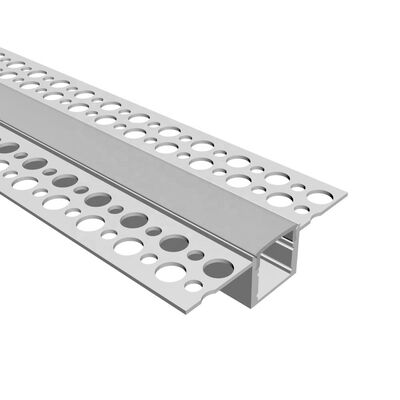 Bom preço Perfil de alumínio de tira LED de alumínio 6063 T5 com difusor PMMA para iluminação linear embutida on-line