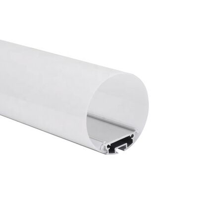 Bom preço 60 mm Alumínio redondo 6063-T5 LED Strip Perfil de alumínio com cobertura de difusor KN9 on-line