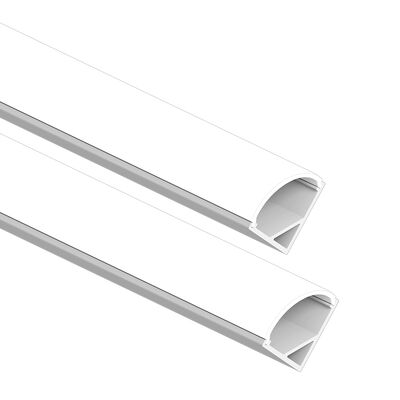 Bom preço 6063 T5 Profil LED de esquina de liga de alumínio com oxidação por areia e dimensões W16.0*H16.0mm on-line