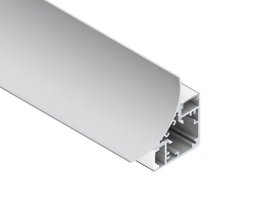 Bom preço PC Diffuser Frosted Cover LED Strip Profil de alumínio com liga de alumínio da série 6000 e garantia de 5 anos on-line