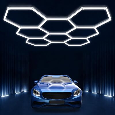 Bom preço LED Hex Light Sistema de iluminação de painel de hexágono Modular Conectável Honeycomb Ceiling Lights Para Casa Garagem Estúdio Escritório on-line