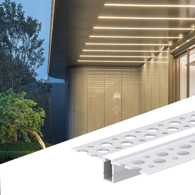 Bom preço Extrusão de alumínio conduzida para a parede da gipsita do drywall do perfil da placa de gesso do diodo emissor de luz On-line