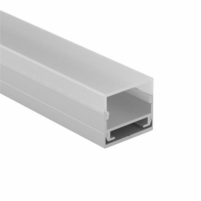 A montagem quadrada da superfície da forma anodizou o perfil de alumínio da tira do diodo emissor de luz com tampa do duffuser do PC