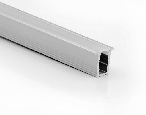 Perfil de alumínio Recessed do diodo emissor de luz com tampa width12mm high12mm do PC PMMA