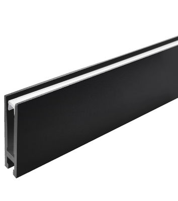 O perfil de alumínio conduzido W9.8*H25.4mm da tira anodizou o perfil de alumínio suspendido do diodo emissor de luz