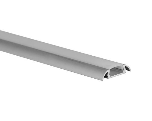 Extrusão de alumínio lisa de superfície para a iluminação de tira Led com o terno do difusor do PC para a iluminação linear interior