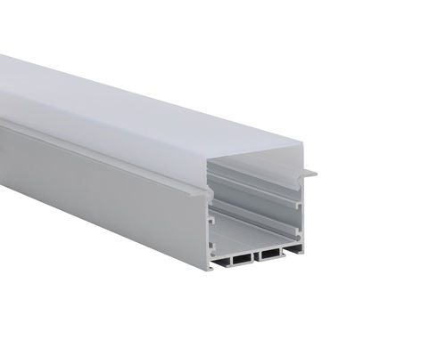 O alumínio Recessed conduziu o perfil 50*50mm com o difusor do PC para a luz linear conduzida da tira