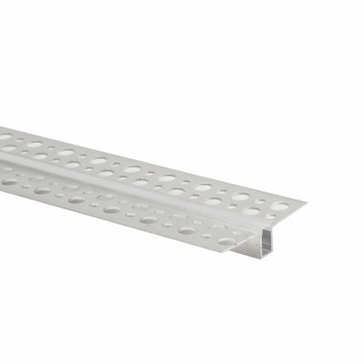 Extrusão de alumínio conduzida para a parede da gipsita do drywall do perfil da placa de gesso do diodo emissor de luz