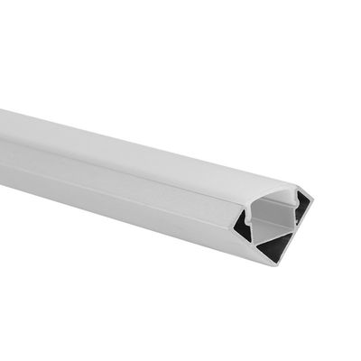 Bom preço Ângulo de alumínio conduzido 18x18mm do perfil da tira 90 do diodo emissor de luz graus de perfil de alumínio do canto on-line