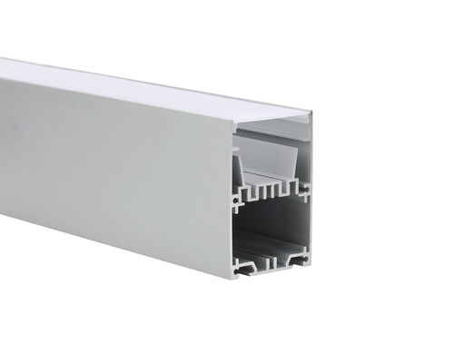Dissipador de calor de alumínio conduzido do perfil com tampa geada PC para o perfil de alumínio do diodo emissor de luz de In do motorista