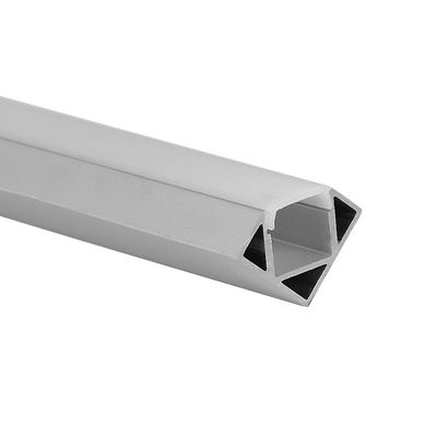 Bom preço perfil de alumínio de canto do diodo emissor de luz de 18x18mm 45d 90d com tampa do difusor do PC on-line