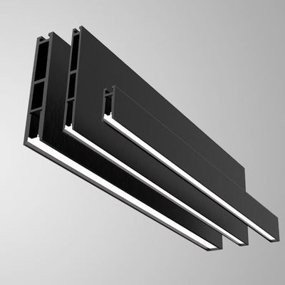 A casa de alumínio conduzida do perfil da tira que ilumina width10mm suspendeu o perfil de alumínio do diodo emissor de luz