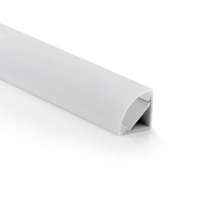 Bom preço Canal impermeável 6063 T5 16*16mm do diodo emissor de luz do difusor do PC para o canto on-line