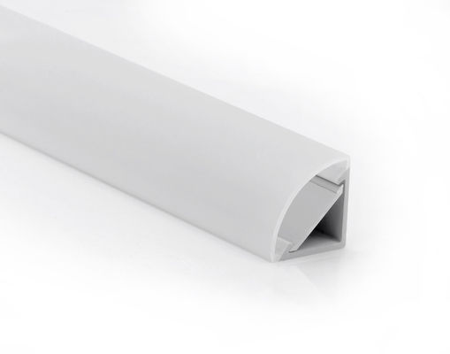 Bom preço perfil impermeável 6063 t5 do canto do canal do diodo emissor de luz IP65 de 2m para armários de cozinha on-line