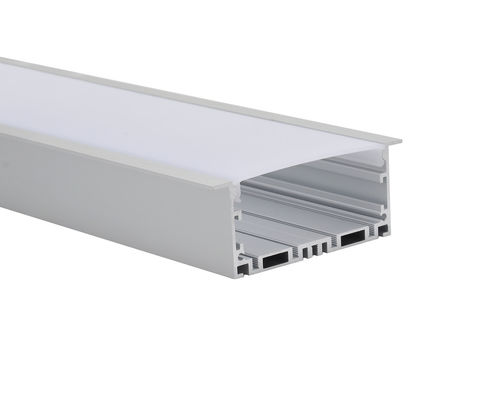 Canal conduzido de alumínio Recessed PC H35mm 6063 T5 de PMMA para a iluminação linear