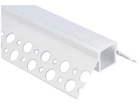 Perfil de alumínio do diodo emissor de luz para a iluminação linear conduzida recessed do canto da parede da gipsita do Drywall do perfil