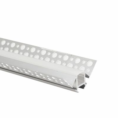 Bom preço Perfil de alumínio Recessed da placa de gesso do diodo emissor de luz da tira T5 6063 com tampa do PC on-line