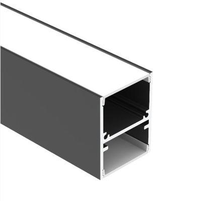 ROHS 6063 T5 acima conduziu para baixo o perfil de alumínio W27.3mm H35mm para linear