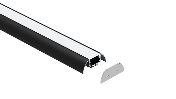 Bom preço Perfil de alumínio conduzido 6063 T5 da tira com o difusor do PC para a iluminação comercial on-line