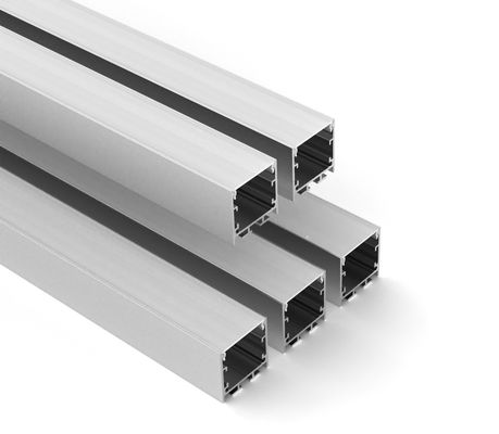 6063 T5 conduziram a largura IP44 do canal leve 12mm de tira com tampa geada PC