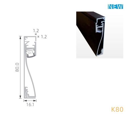 Bom preço Perfil de alumínio da parede do diodo emissor de luz T5 6063 IP20 que limpa com jato de areia com difusor plástico on-line