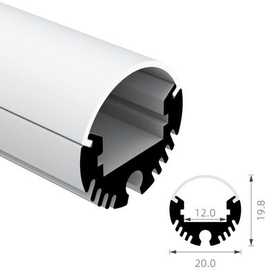 Bom preço Cabine H19.8mm da exposição em volta do perfil IP44 K48 W20mm do diodo emissor de luz on-line